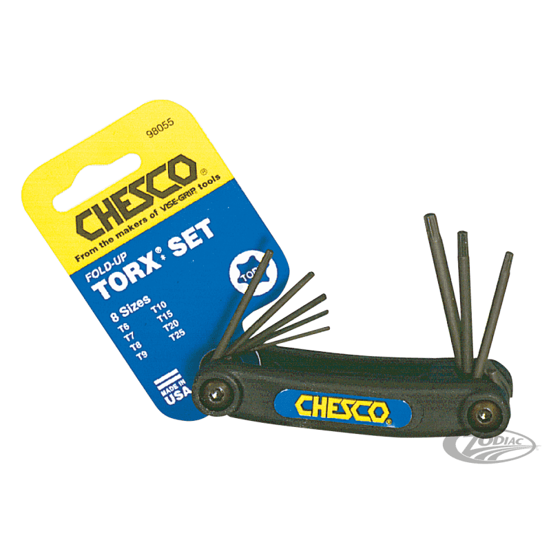 SET DI CHIAVI TORX PIEGHEVOLI