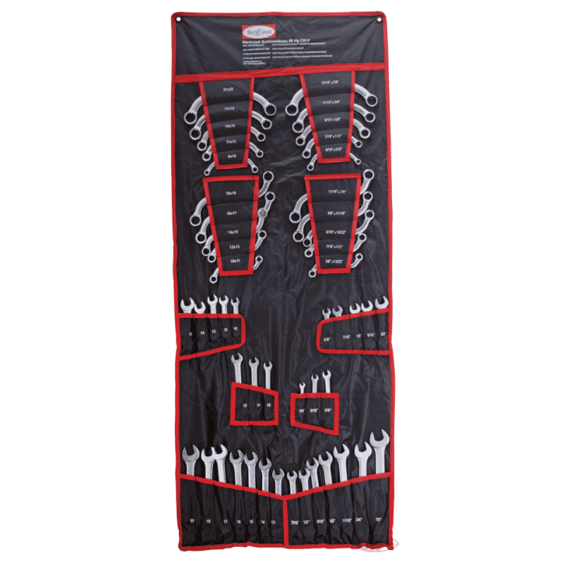 SET DI 50 PEZZI DI CHIAVI METRICHE E IN POLLICI