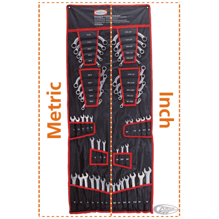 SET DI 50 PEZZI DI CHIAVI METRICHE E IN POLLICI