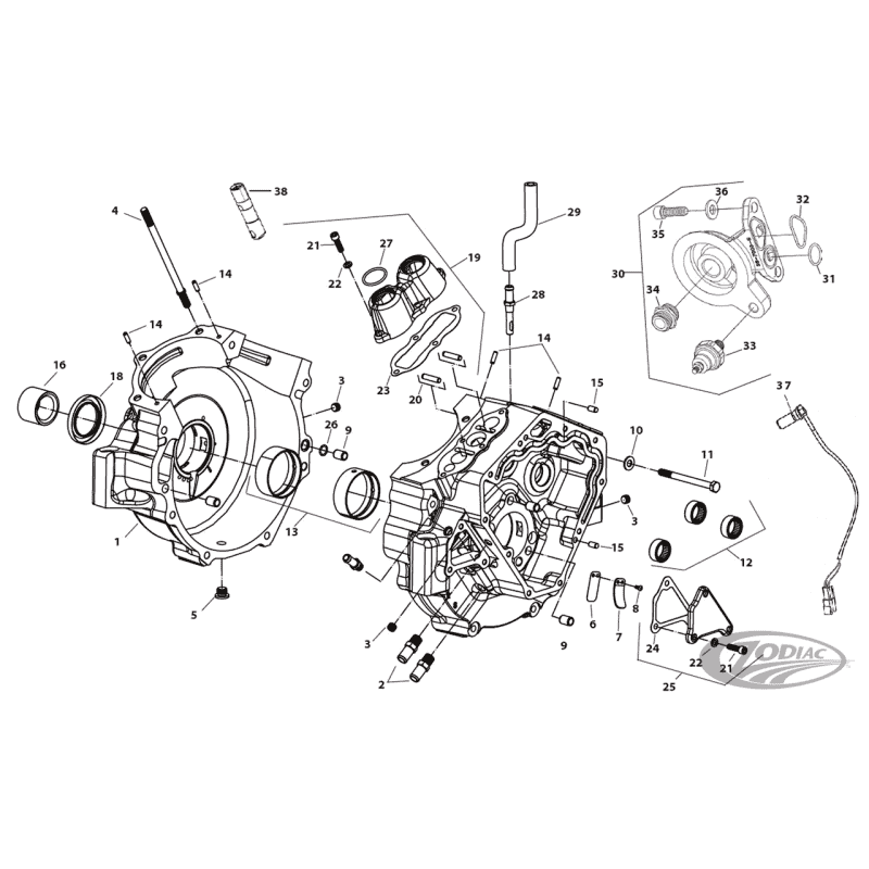 X-WEDGE CRANKCASE