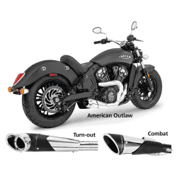 SHORTY 2-INTO-1 PER INDIAN SCOUT