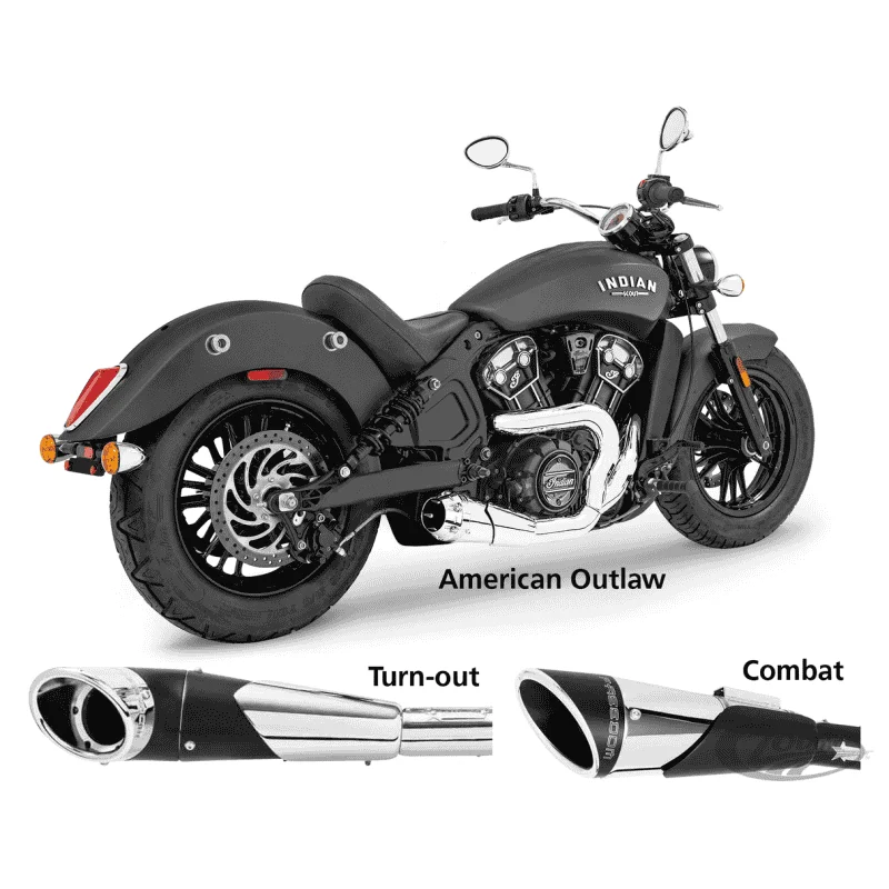 SHORTY 2-INTO-1 PER INDIAN SCOUT