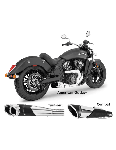 SHORTY 2-INTO-1 PER INDIAN SCOUT