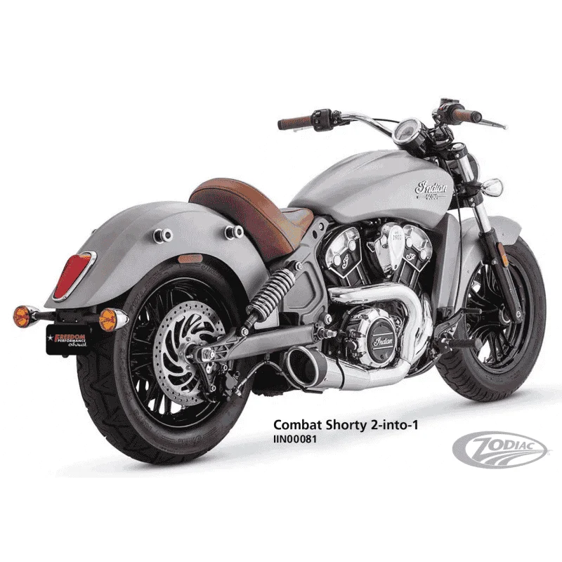 SHORTY 2-INTO-1 PER INDIAN SCOUT