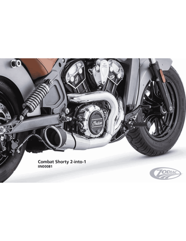 SHORTY 2-INTO-1 PER INDIAN SCOUT