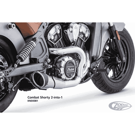 SHORTY 2-INTO-1 PER INDIAN SCOUT