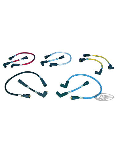 SET CAVI ACCENSIONE HIGH PERFORMANCE AL SILICONE INTRECCIATI "MAGNUM"