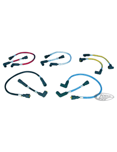 SET CAVI ACCENSIONE HIGH PERFORMANCE AL SILICONE INTRECCIATI "MAGNUM"