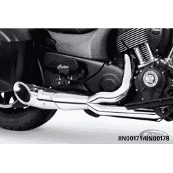 SCARICO SHORTY TURN OUT SLASH-CUT 2-IN-1 PER INDIAN POWERPLUS & THUNDERSTROKE