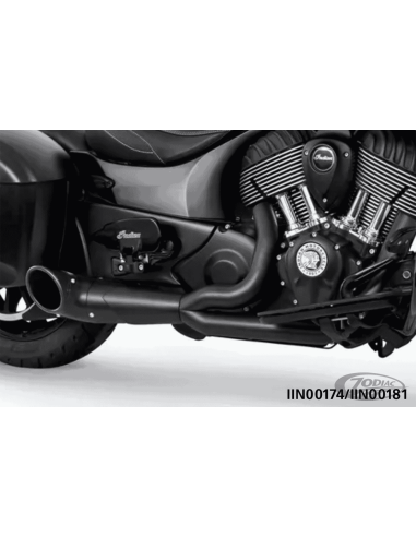 SCARICO SHORTY TURN OUT SLASH-CUT 2-IN-1 PER INDIAN POWERPLUS & THUNDERSTROKE