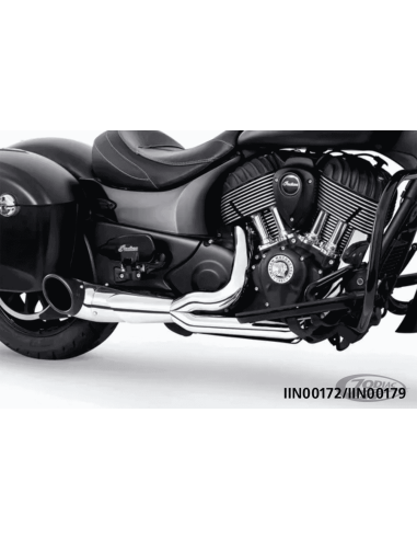 SCARICO SHORTY TURN OUT SLASH-CUT 2-IN-1 PER INDIAN POWERPLUS & THUNDERSTROKE