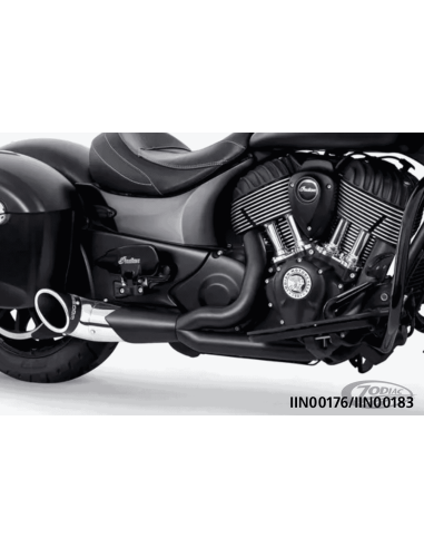 SCARICO SHORTY TURN OUT SLASH-CUT 2-IN-1 PER INDIAN POWERPLUS & THUNDERSTROKE