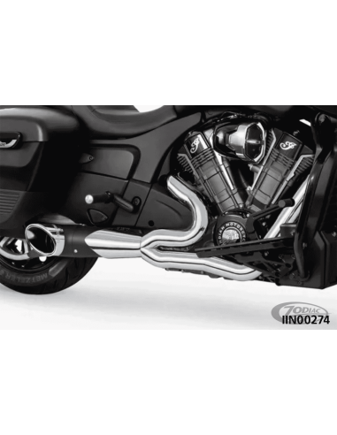 SCARICO SHORTY TURN OUT SLASH-CUT 2-IN-1 PER INDIAN POWERPLUS & THUNDERSTROKE