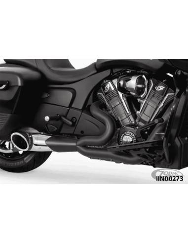 SCARICO SHORTY TURN OUT SLASH-CUT 2-IN-1 PER INDIAN POWERPLUS & THUNDERSTROKE