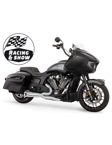 SCARICO SHORTY TURN OUT STRAIGHT  CUT 2-IN-1 PER INDIAN POWERPLUS & THUNDERSTROKE