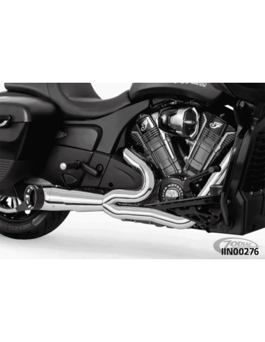 SCARICO SHORTY TURN OUT STRAIGHT  CUT 2-IN-1 PER INDIAN POWERPLUS & THUNDERSTROKE