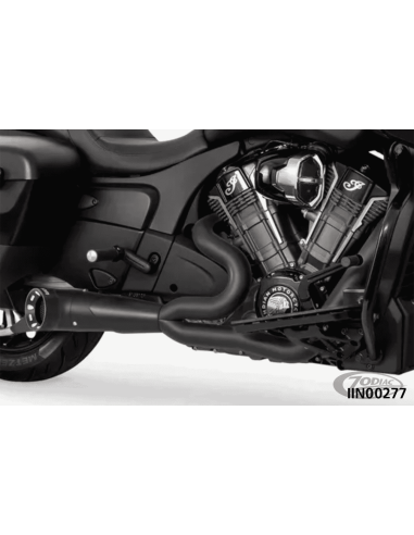 SCARICO SHORTY TURN OUT STRAIGHT  CUT 2-IN-1 PER INDIAN POWERPLUS & THUNDERSTROKE