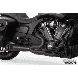 SCARICO SHORTY TURN OUT STRAIGHT  CUT 2-IN-1 PER INDIAN POWERPLUS & THUNDERSTROKE