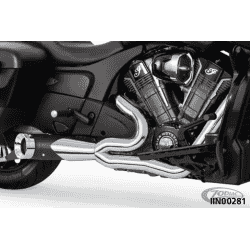 SCARICO SHORTY TURN OUT STRAIGHT  CUT 2-IN-1 PER INDIAN POWERPLUS & THUNDERSTROKE