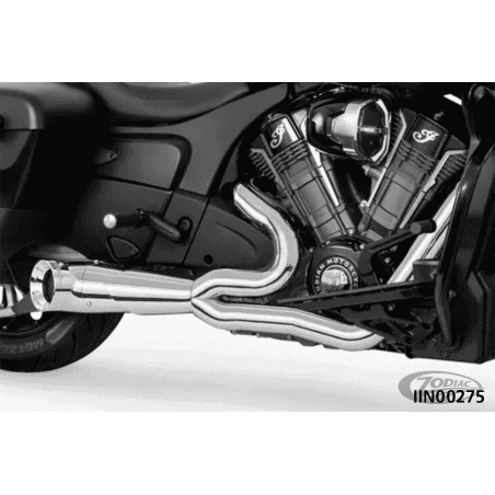 SCARICO SHORTY TURN OUT STRAIGHT  CUT 2-IN-1 PER INDIAN POWERPLUS & THUNDERSTROKE