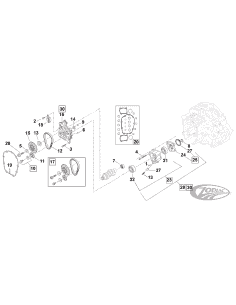 PARTI GUIDA CAMME PER MILWAUKEE EIGHT