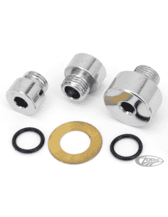 SET DI TAPPI CROMATI A BRUGOLA POMPA OLIO E FILTRO PUNTERIE 2