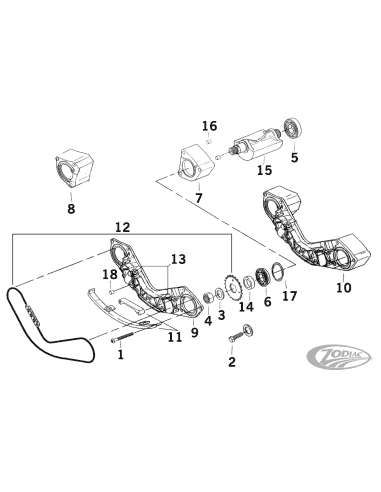 PARTI BILANCIATORE MOTORE PER TWIN CAM B