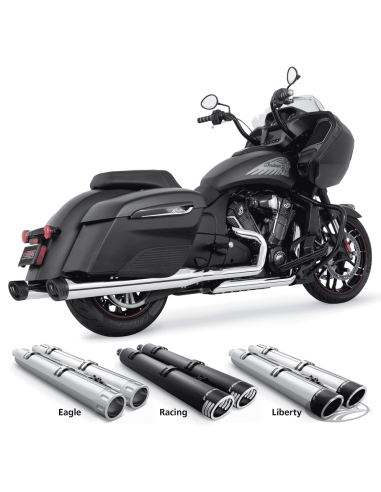 4" SLIP-ONS PER INDIAN POWERPLUS & THUNDERSTROKE