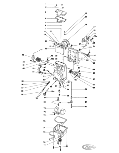 KIT CARBURATORE MIKUNI HSR42