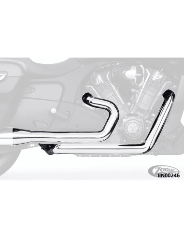 4" SLIP-ONS PER INDIAN POWERPLUS & THUNDERSTROKE