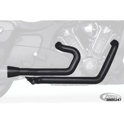 4" SLIP-ONS PER INDIAN POWERPLUS & THUNDERSTROKE 2