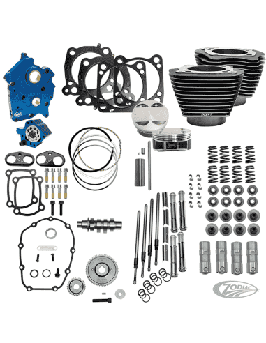 KIT S&S POWER PACKAGE 124CI, 128CI, 129CI & 132C PER MILWAUKEE EIGHT