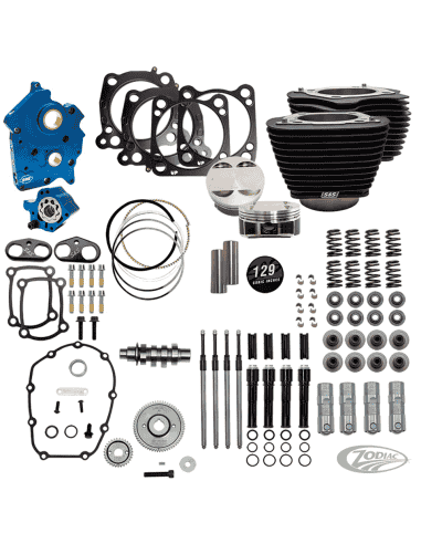 KIT S&S POWER PACKAGE 124CI, 128CI, 129CI & 132C PER MILWAUKEE EIGHT