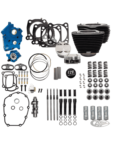 KIT S&S POWER PACKAGE 124CI, 128CI, 129CI & 132C PER MILWAUKEE EIGHT