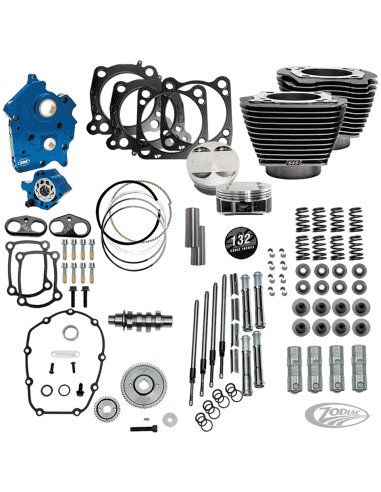 KIT S&S POWER PACKAGE 124CI, 128CI, 129CI & 132C PER MILWAUKEE EIGHT