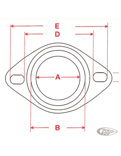 FLANGE IN GOMMA MONTAGGIO CARBURATORI 2