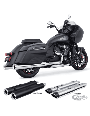 4 1/2" TWO-STEP SLIP-ONS PER INDIAN POWERPLUS & THUNDERSTROKE