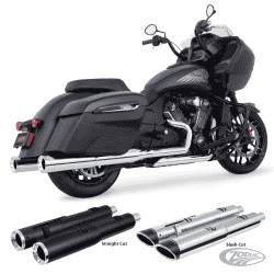 4 1/2" TWO-STEP SLIP-ONS PER INDIAN POWERPLUS & THUNDERSTROKE 2