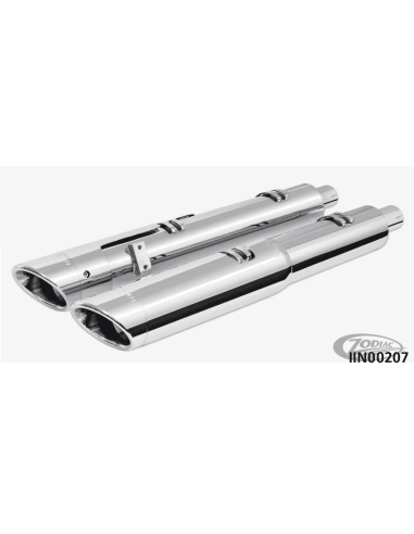 4 1/2" TWO-STEP SLIP-ONS PER INDIAN POWERPLUS & THUNDERSTROKE