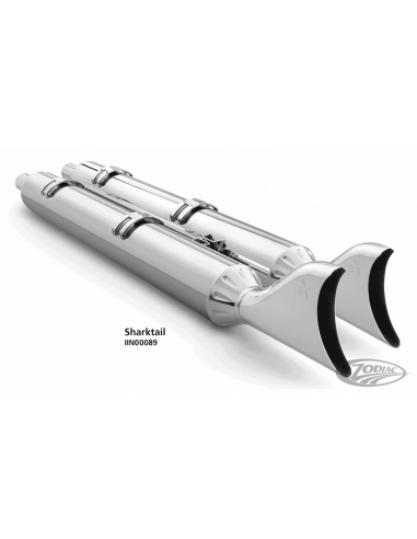 TERMINALI SHARKTAIL 4" PER INDIAN POWERPLUS & THUNDERSTROKE