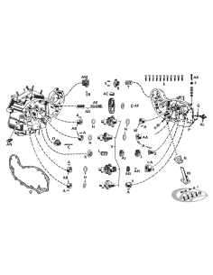 COPERTURA INGRANAGGI, RACCORDI E INGRANAGGI PER MODELLI 45CI E FLATHEAD 2