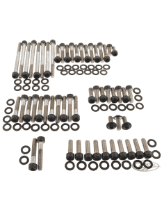 KIT VITI NERE IN ACCIAIO INOX PER MOTORE CAMBIO E PRIMARIA