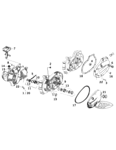RICAMBI PARTE BASSA PER KH 1954-1956 & XL 1957-1976