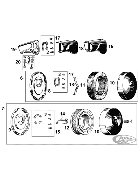 FILTRI ARIA E ELEMENTI FILTRANTI PER CARBURATORI LINKERT