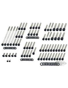 KIT VITI NERE IN ACCIAIO INOX PER MOTORE CAMBIO E PRIMARIA