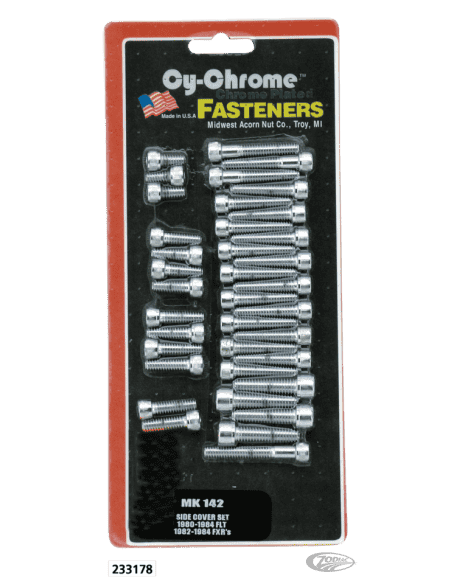 KIT VITI CROMATE COPERTURE LATERALI