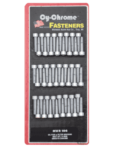 KIT VTI CROMATE PER COPERTURE LATERALI V-ROD