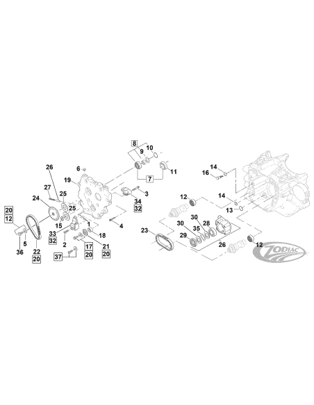 PARTI GUIDA CAMMA IBRIDA PER TWIN CAM 1999-2006