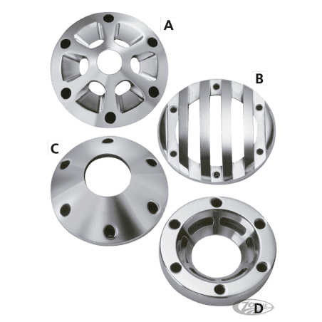 TAPPI TERMINALI "TRAPP CAPS" PER SUPERTRAPP CON SISTEMA DISCHI INTERNI DA 4"