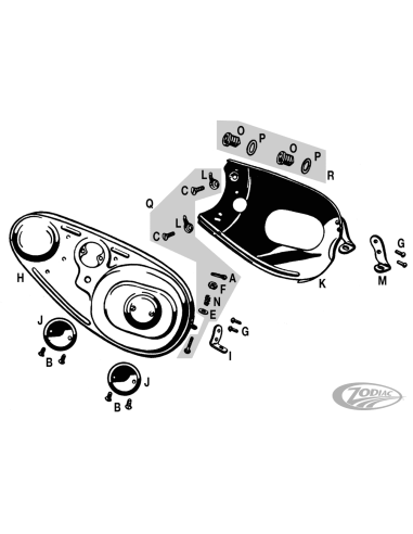 CARTER CATENA PRIMARIA PER MODELLI 45CI